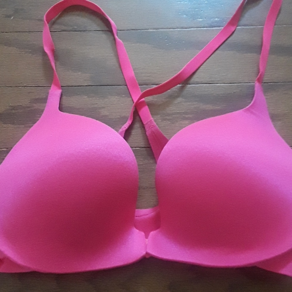 Work once Victoria Secret front snap bra